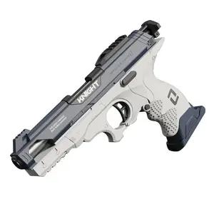 Hot Sale All Nylon Soft Shell Gun Weapons Army Pull Loaded Simulation Firing Pistol Real Model Toys Guns for Kids