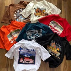 T-Shirt in Cotone con Stampa 3D Personalizzata per Uomo, Tessuto Lavorato a Maglia 240 Gsm, Manica Corta, Vestibilità Oversize con Logo - Product Image 2