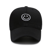 Gorra de Béisbol Unisex de Lujo Coreana Bordada de 6 Paneles con Hebilla Metálica Ajustable, de Algodón y Poliéster, con Patrón, para Primavera/Verano