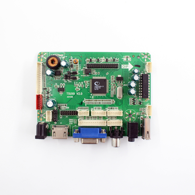 LCD Controller Board USB Upgrade Firmware BNC VGA AV Audio signal Input Support 1920x1080 FHD LCD Panel  PAL TV signal
