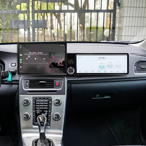หน้าจอ Foforfor ขนาด 13.1 นิ้ว + 12.3 นิ้ว สำหรับ Volvo <span class=keywords><strong>S60</strong></span> ปี 2011-<span class=keywords><strong>2019</strong></span> รองรับ Wireless Carplay ระบบ Android 15 วิทยุติดรถยนต์ สเตอริโอ GPS DSP 360 4G WiFi OEM - Product Image 2