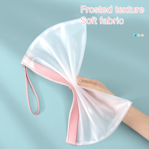 Công Suất Lớn Trong Suốt Cát Cát Cát Cát Túi Tote Với Mềm Tpu Lớp Duy Nhất Dây Kéo Tập Tin A4 Tài Liệu Biểu Tượng Tùy Chỉnh Tài Liệu Lưu Trữ - Product Image 3