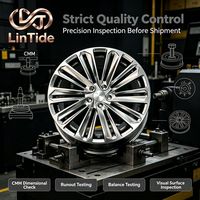 Jantes en alliage forgées sur mesure, multi-rayons, argentées, 18x8J 5x114.3 ET40 CB64.1 pour Honda Civic Aftermarket