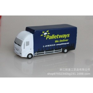 Palletways Toy Truck PU <b>Foam</b> Molding Cartoon <b>Craft</b> Decorative Model - Product Image 2