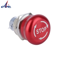 Interrupteur à bouton-poussoir métallique 3v 12v Micro illuminé Ip67 étanche momentané 22mm