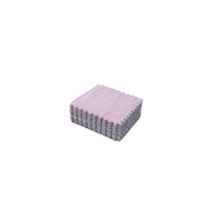 Tapis en mousse pelucheuse en gros, grand format, style luxueux, étanche, antidérapant, épais, carré, pour chambre et balcon, avec processus de jonction