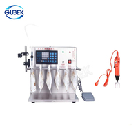 Machine de remplissage de sachets GUBEK 3,5 L/min, tête simple, semi-automatique, pour jus, lait, eau