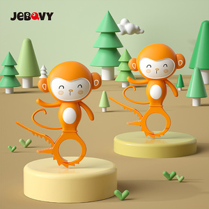 Produits de sécurité pour bébé Butoir de porte de singe de dessin animé Protecteur de doigt de porte de bébé - Product Image 4