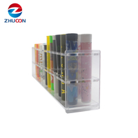 Présentoir acrylique de produit de santé de dessus de table de comptoir de magasin, présentoir de probiotiques de vitamine de magasin de détail
