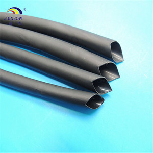 Tubes d'isolation PE thermorétractable isolante en PE, avec bande adhésive, rétrécissement thermique, Ratio 2:1, <span class=keywords><strong>25</strong></span> tailles, 1 mètre - Product Image 2