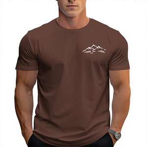 Camiseta Casual de Manga Corta con Cuello Redondo, Corte Regular, Tejido Vintage de Mezcla de Poliéster Blanco con Logotipo Personalizado para Hombre y Mujer - Product Image 1