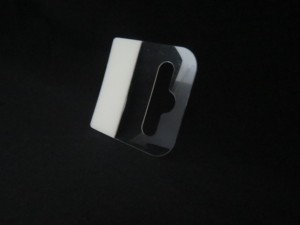 Plastic Self Adhesive Hang Tabs Adhesive <b>Pvc</b> PET Cardboard Hole Hanging Tabs - Product Image 3