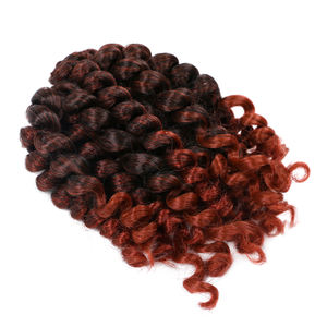 Jamaïcain Bounce Crochet Cheveux 12 Pouces Bouclés Crochet Tresses Cheveux Pour Les Femmes Noires Extension de Cheveux - Product Image 4