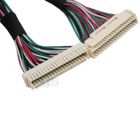 Câble d'écran universel compact LVDS double 8 broches FI-X30P avec connecteur à clip de mise à la terre, faisceau de câblage d'interface d'affichage de petite taille