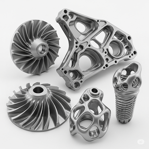 Componentes Mecánicos de Acero Inoxidable 316 Fabricados con Precisión Mediante Mecanizado CNC Personalizado e Impresión 3D de Metal SLM - Product Image 3