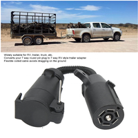 USA zu EU Trailer Light Converter 7-Wege-Klingenstecker zum 7-poligen Rund buchsen anhänger adapter