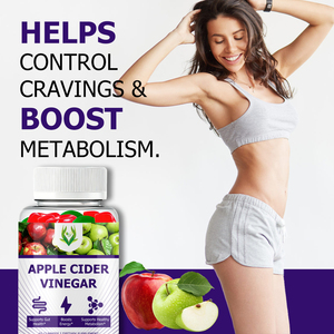 Apple Cider Vinegar Gummies Dietary <b>Supplement</b> with Realapples Supports Gut Health Boosts Energy Healthy Metabolism Gummies - Product Image 3