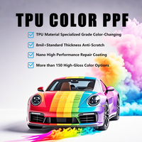 Film PPF 1,52*15M TPU Fluorescent Changeant de Couleur pour Carrosserie de Voiture - Effet Luminescent Nocturne Changement de Couleur Nuit Pas Jour 7,5 Rouleau