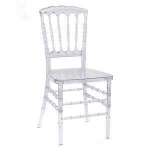 Silla de Acrílico Transparente para Eventos, Fiestas, Comedor, Venta al por Mayor, Silla de Boda de Plástico Acrílico Transparente Estilo Chiavari - Product Image 1