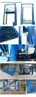 Système de levage de stationnement de voiture hydraulique, ascenseur vertical avec conception à quatre poteaux pour garage