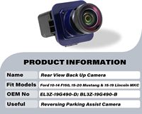 Cámara de Visión Trasera GreenYi para Ford F150 2010-2014, Mustang 2015-2020 y Lincoln MKC 2015-2019 OEM: EL3Z-19G490-D BL3Z-19G490-B