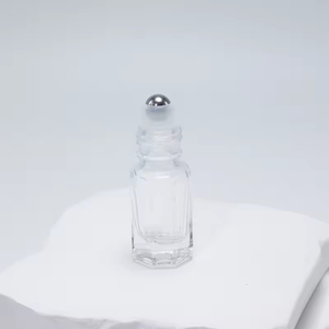 Botella de Cristal Octogonal de 3 ml con Rodillo para Aceites Esenciales, Botella con Bola de Rodillo de Piedras Preciosas - Product Image 3