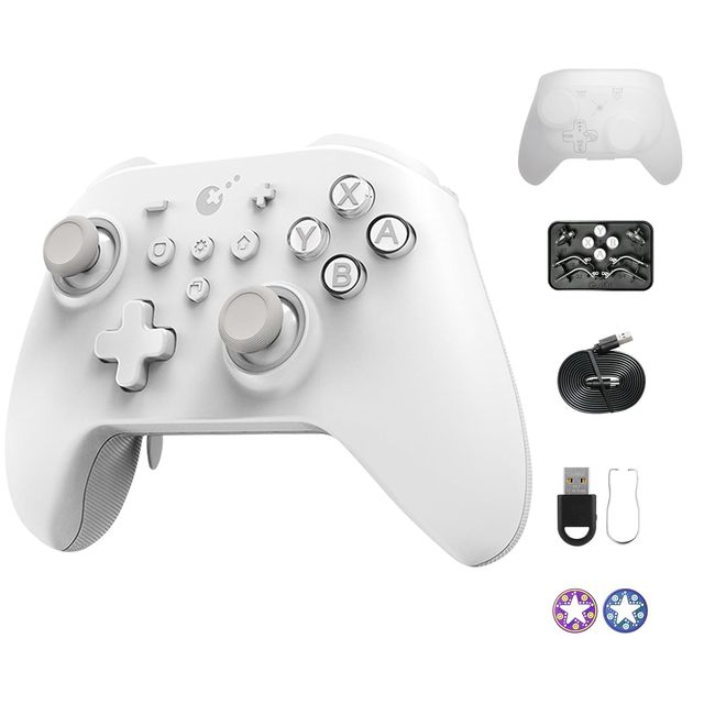 AKNES Gulikit KK3 MAX 1000Hz Polling Rate Hall Joysticks Triggers Wireless Controller for Windows/Switch/Android/iOS/macOS/Steam