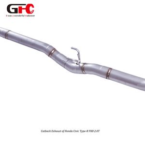 Système d'échappement Catback Valvetronic GFC pour <span class=keywords><strong>Honda</strong></span> <span class=keywords><strong>Civic</strong></span> <span class=keywords><strong>Type</strong></span>-<span class=keywords><strong>R</strong></span> FK8 FL5 2.0T 2024, spécialement conçu pour un son de voiture de sport - Product Image 4