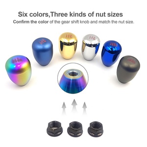 Hochleistungs-5-Gang-Schaltknauf für Rennwagen-Schalthebel CNC-gefräste Edelstahl teile Draht-EDM-Auto-Schaltknauf - Product Image 5