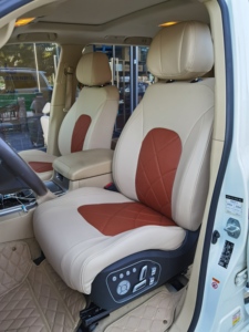Assento Ergonômico Ajustável para Motorista e Passageiro com Massagem, Aquecimento e Elevação Vertical para Carros de Luxo - Product Image 3