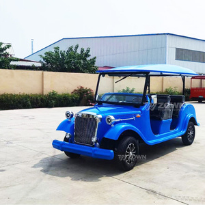 Large Capacity Battery Smooth <b>Running</b> Guest Shuttle For Leisure Park Electric Vintage Classic Car - Product Image 3