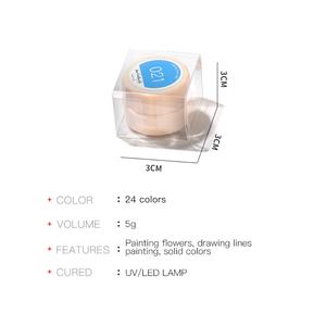 JTING - Esmalte de Uñas de Gel de Neón de Diseño Profesional Personalizado, Marca Privada OEM, Kit de Esmalte de Uñas de Gel, 24 Colores, Precio Personalizable - Product Image 2