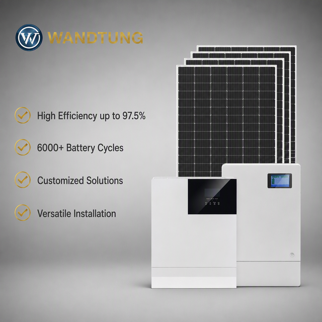 50kW 40kW 20kw 15kW 10kW 5kw Complete Lithium off Grid Full Set Kit Battery Hybrid Solar Energy System for Home Industrial