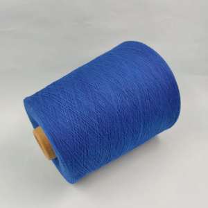 Fabrika toptan iplik 60 pamuk 40 akrilik iplik boyama dokuma için koyu mavi akrilik pamuk karışımlı iplik - Product Image 2