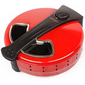 Four à <span class=keywords><strong>pizza</strong></span> électrique mini en acier inoxydable et appareil à faire des pizzas, plaque de 12 pouces, unité unique, certifié CB, usage domestique, 1200W, fonction minuterie - Product Image 4