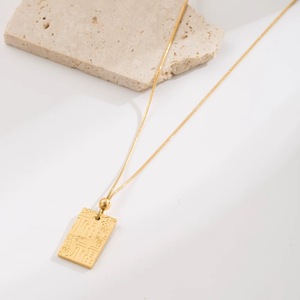 Venta al por Mayor de Joyería de Acero Inoxidable, Collares de Acero de Titanio Modernos para Mujer, Venta al por Mayor de Fábrica de Collares Baratos - Product Image 2