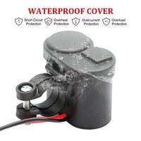 Prise de charge USB étanche 12V 5V pour moto, voiture, bateau