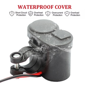 <span class=keywords><strong>Prise</strong></span> de charge USB étanche <span class=keywords><strong>12V</strong></span> 5V pour <span class=keywords><strong>moto</strong></span>, voiture, bateau - Product Image 4