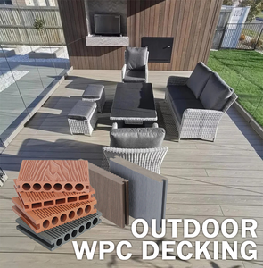 Plancher en bois composite WPC en teck 3D pour extérieur, <span class=keywords><strong>terrasse</strong></span> de jardin, <span class=keywords><strong>piscine</strong></span>, revêtement de <span class=keywords><strong>sol</strong></span> WPC - Product Image 3