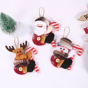 Adornos Navideños de Tela Personalizados con Bajo MOQ - Reno, Papá Noel y Muñeco de Nieve para Decoración Festiva - Product Image 1
