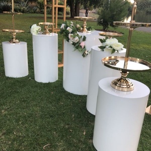 Modern Beautiful Acrylic Plinth Display <b>Stand</b> Customizable Size Color TUV Certified Custom Logo Wedding/<b>Backdrop</b> Decoration - Product Image 4