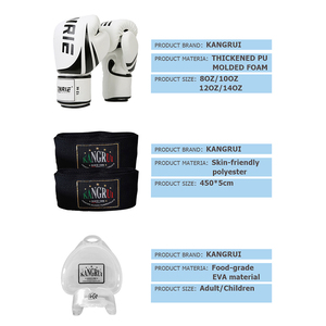 Set di Attrezzature da Boxe Personalizzate di Alta Qualità: Guanti da Boxe Stampati, Casco, Fasce per Mani, Paradenti per Arti Marziali e Boxe - Product Image 5
