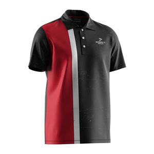 T-shirt de sport à séchage rapide de haute qualité pour hommes, t-shirt polo surdimensionné, chemises de bowling rétro - Product Image 3