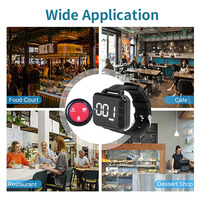 Système d'appel sans fil pour serveur Restaurant, bouton d'appel sans fil, utilisation au poignet