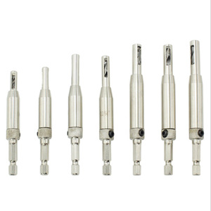 Nanrui Fast Boring Bits 6.35mm Steel Bright Uncoated Drill Bits For Woodworking Door <b>Window</b> Hinge Hole <b>Opener</b> - Product Image 3