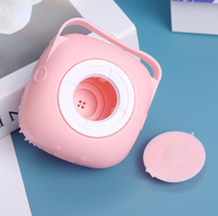 Outil de toilettage pour animaux de compagnie en TPR Brosse de massage pour la douche et le bain pour chiens et chats Éliminateur
