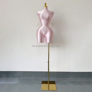 Pink <span class=keywords><strong>Curvy</strong></span> BBL Medio cuerpo Gran busto Lencería <span class=keywords><strong>Big</strong></span> Boob Vestido de talla grande Forma de caderas grandes Mujeres Maniquí Brasileño Maniquí femenino - Product Image 4