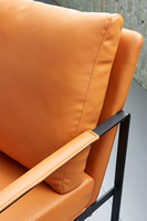 Fauteuils d'appoint en cuir personnalisés fauteuil de détente chaise de canapé simple chaise de loisirs meubles de salon
