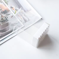 Offre spéciale Boîte d'emballage cadeau en plastique pour gâteau Boîte carrée en PVC Boîtes en plastique transparentes
