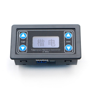 XY-WTH1 เครื่องควบคุมอุณหภูมิและความชื้น 220-240V AC จอแสดงผลดิจิตอลเอาต์พุตคู่อุปกรณ์ควบคุมอุณหภูมิในห้องปฏิบัติการ - Product Image 1